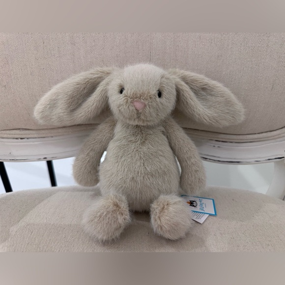 NWT Jellycat Wheat Flufflet Bunny Authentic - Picture 10 of 11